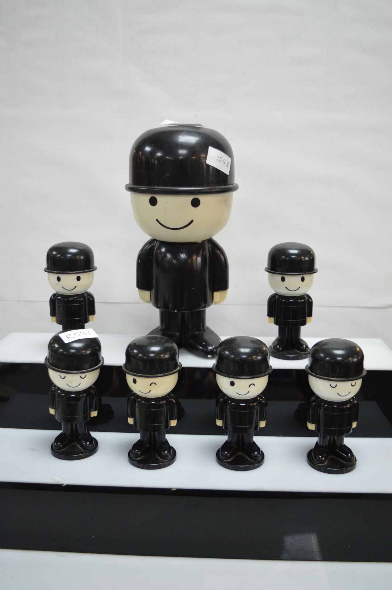 Fred the Flour Grader Advertising Storage Containers 1x Large 6x Small