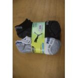 10x Pairs of Puma Kid’s Dry-Cell Low Cut Socks Size: 2.5-5 (dark colourway)