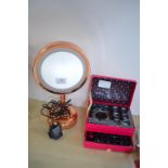 Makeup Mirror, plus Jewellery Box and Contents