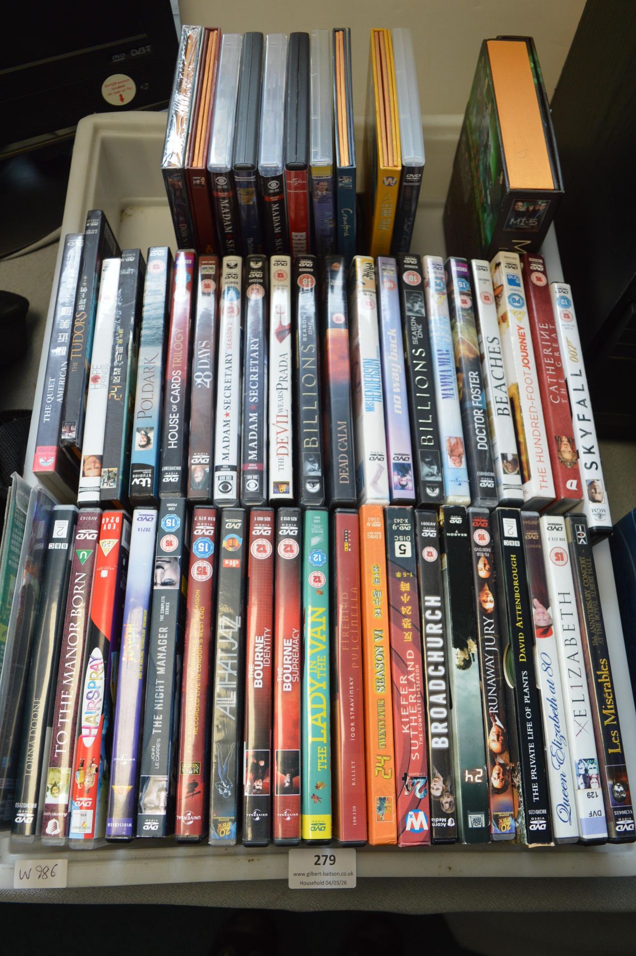 DVDs, Boxsets, and a CD Storage Box & Contents - Image 2 of 2