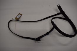 Zilco Synthetic Cavesson Noseband Cob Black