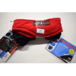 1x Poly Pads Warm Rider in Red Size: S, and 1x Poly Pads Neck Wrap