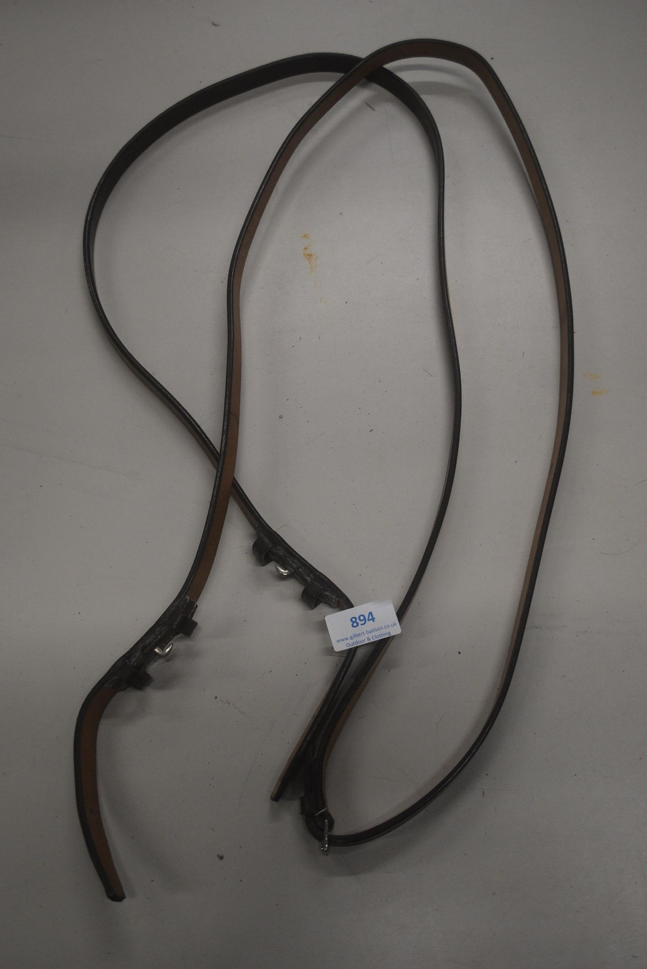 Jefferies Plain Leather Reigns