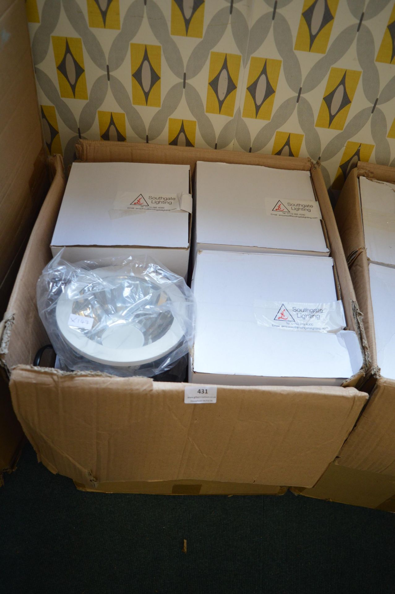 12x Tridronic Ceiling Lights