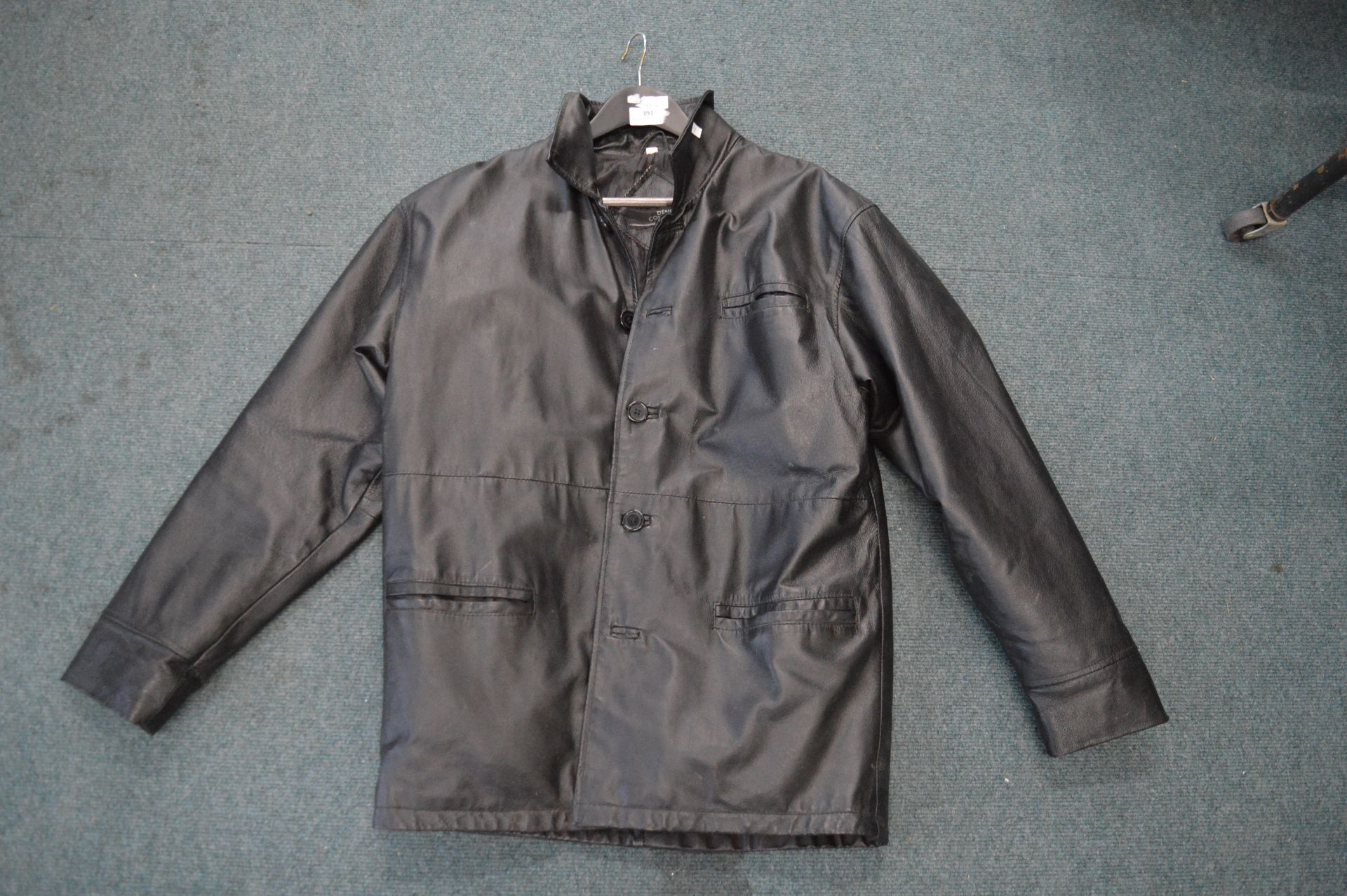 Designer Collection Men’s Leather Jacket Size: S