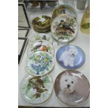 Decorative Wall Plates Including WWF Birds etc.