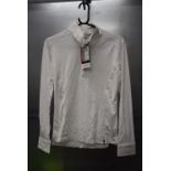 Symphony Futura Long Sleeve White Competition Shirt Size: 12