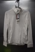 Symphony Futura Long Sleeve White Competition Shirt Size: 12
