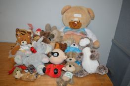 Large Collection of Soft Toys, Teddy Bears, etc.