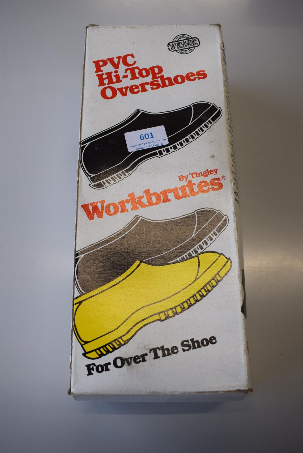 Workbrutes by Tingley Black PVC High Top Overshoes Size: XL (American 11-13)