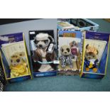 4x Meerkat Soft Toys