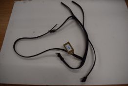 Leather Flash Noseband Cob Brown