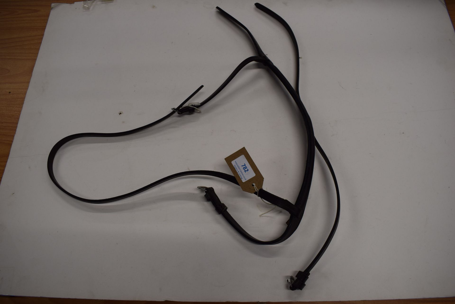 Leather Flash Noseband Cob Brown