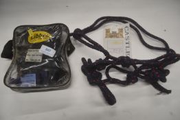 2x Knotted Halters Sizes: Pony/Cob/Full - 1x Libby’s, 1x Castle
