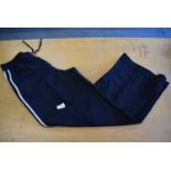 *Black Side Stripe Wide Leg Trousers Size: M