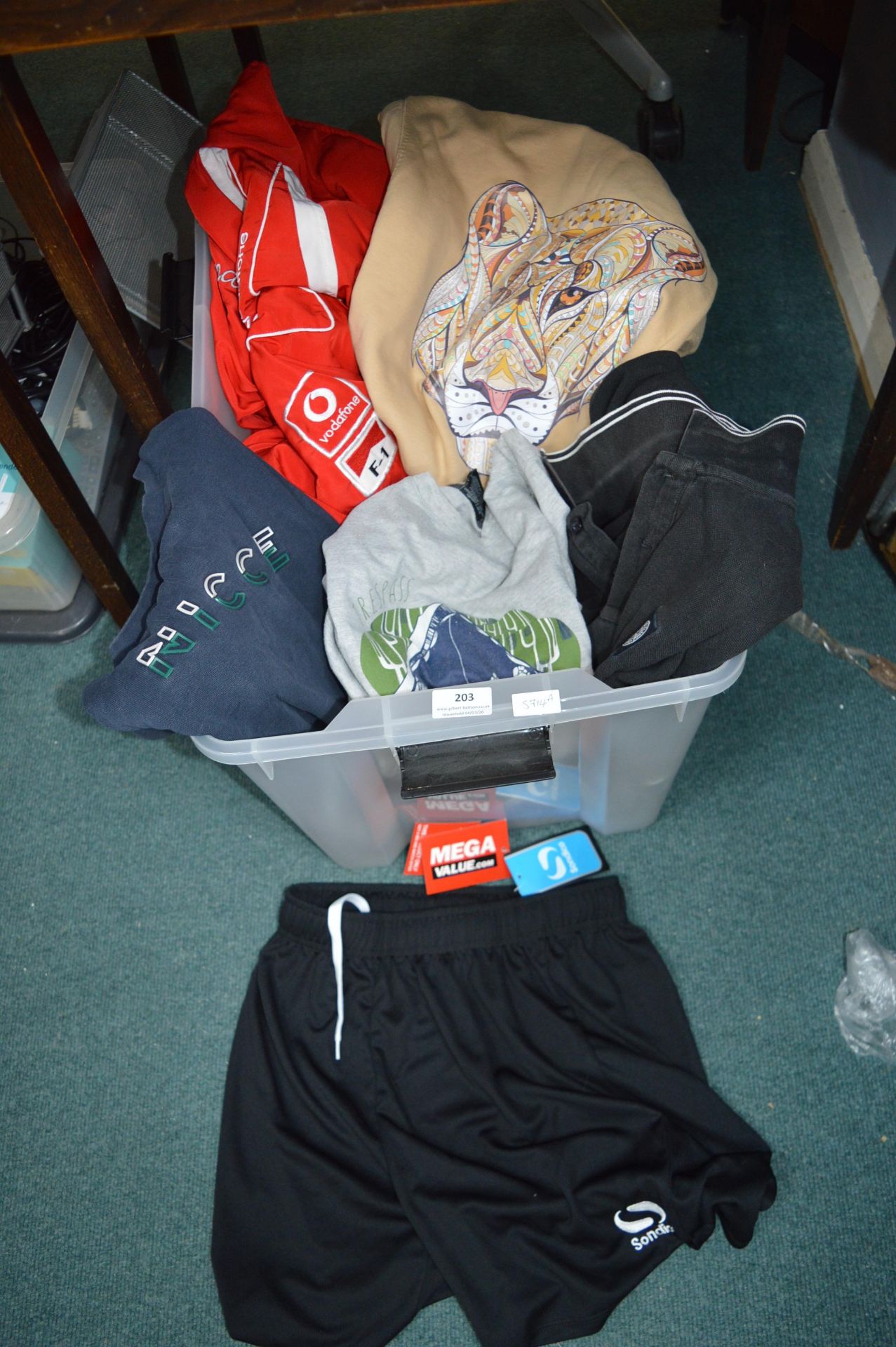Assorted Gent’s Clothing Including Some New with Tags