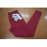 *Tuff Lycra Active Leggings with Pockets in Cherry Pink Size: M