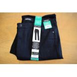 *Buffalo High Rise Straight Leg Stretch Black Denim Jeans Size: 16