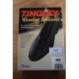 Tingley Trim Stretch Rubber Overshoes in Black Size: M (American 8.5-10)