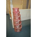 Set of 6 Stacking Storage Boxes