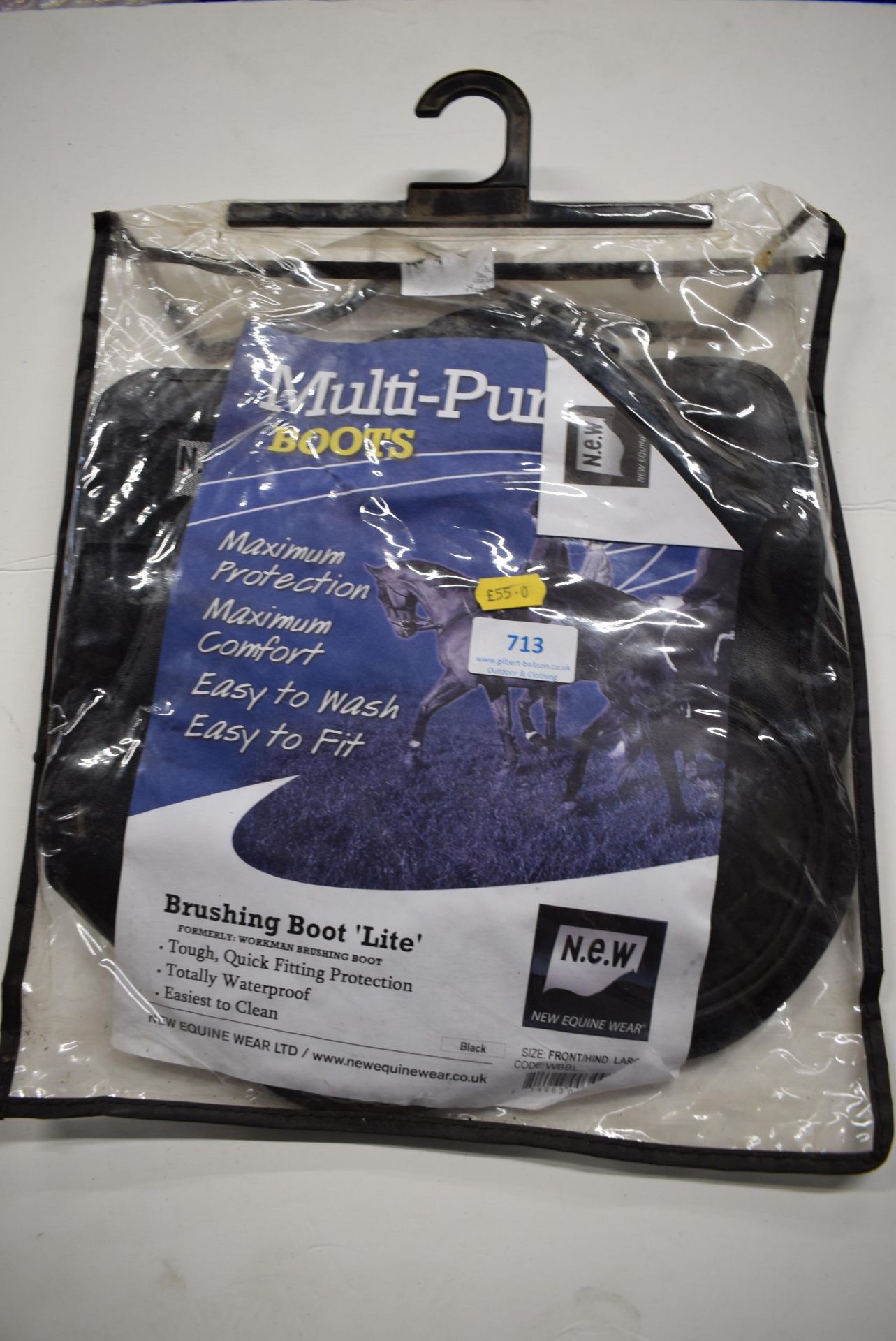 New Equine Wear Brush Boot Lite Size: Front/Hind Large