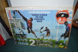 Signed Johnny Wilkinson Rugby Poster