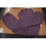 32 Degrees Heat Kid’s Purple 2pc Loungewear Set Age: 10-11 years