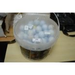 Tub of Golf Balls