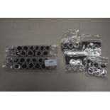 Quantity of Silver with Silver Crystal Platted Band Accessories