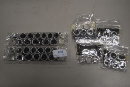 Quantity of Silver with Silver Crystal Platted Band Accessories