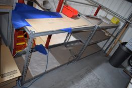 *2x Bays of Low Boltless Shelving 120x45cm x 90cm high Each Bay, (collection by appointment,