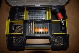 *Stanley Component Box Containing Screwdriver Bits