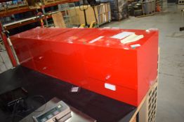 *Red Perspex Component Cabinet