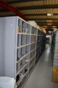 *8x Bays of Steel Pigeonholes 92x30cm x 190cm high Each Bay, (collection by appointment, contents