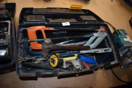 *Plastic Toolbox Containing Assorted Hand Tools