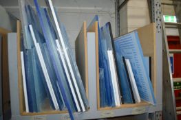 *Quantity of Cut Pieces of Perspex in Various Sizes and Colours
