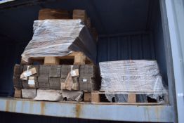 *Contents of External Storage Unit to Include Perspex Sheets, Cardboard Packaging, Roofing Sheets,