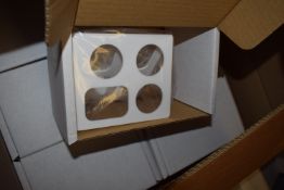 *Box of Perspex Toothbrush Holders