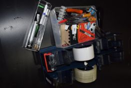 *4x Sellotape Dispenser, Stationery, etc.