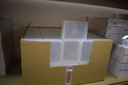 *110x Plastic Lidded Containers