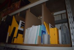 *Assorted Polystone and Other Plastic Sheet Material in Various Colours (predominately white,