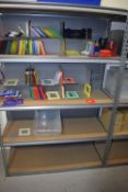 *Contents of Shelving (lot 444) to Include Various Perspex Coasters, Light Switch & Socket Finger