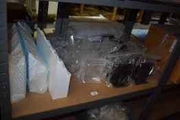 *Contents of 2x Shelves to Include Various Document Holders, Nameplates, Tags, etc.