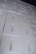 *2x Packs of ~60 Polystyrene Square Packaging (suitable for wall clocks)