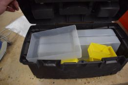 *Plastic Toolbox Containing Component Drawers