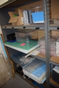*Contents of Shelving (lot 441) to Include Various Faom Board, Perspex Products, Samples, etc.