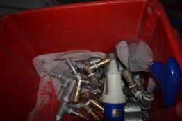 *Assorted Electrical and Pneumatic Components Including Armoured Cables, Nylon Air Line, Air Line