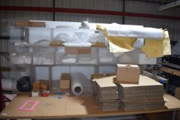 *Quantity of Packaging to Include Part Roll of Bubble Wrap, Self Seal Bags, Polyethene Bags,