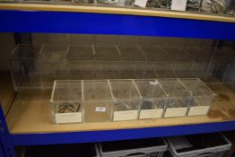 *3x Sets of Perspex Component Bins Containing Assorted Allen Keys