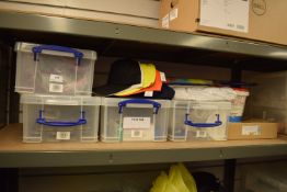 *4x Tough Crates Containing Assorted PPE etc.